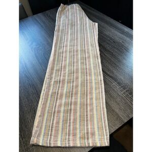 Paper Crane Striped Drawstring Waist Wide Leg Casual Pants